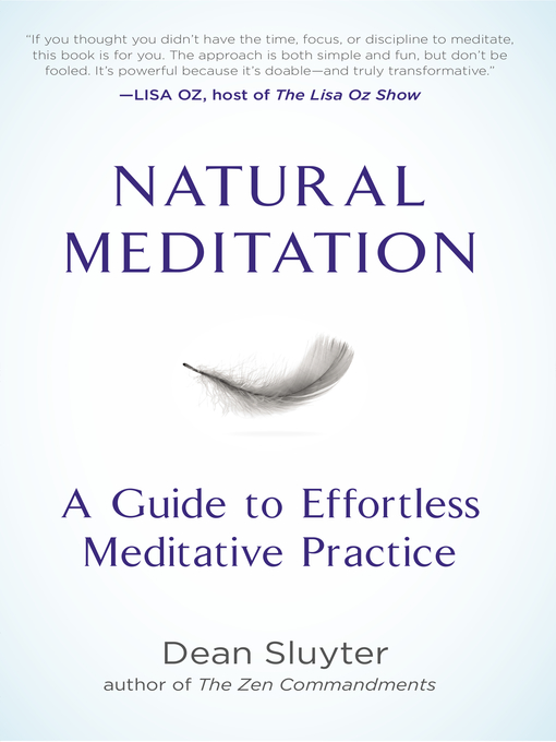 Cover image for Natural Meditation
